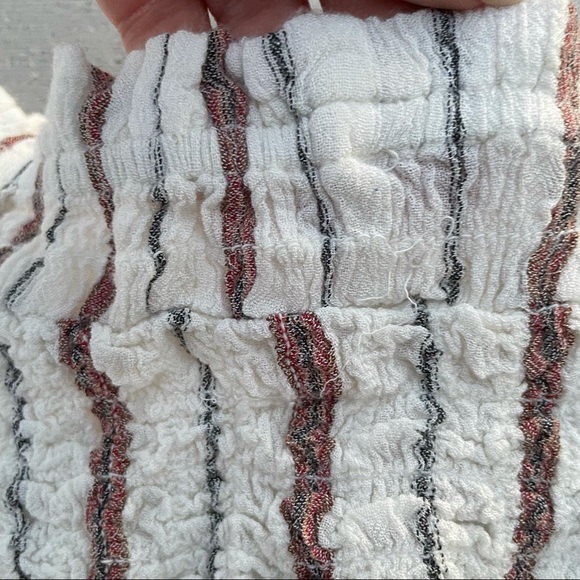 Free People Smock Around Striped Crop Top, small - Picture 7 of 9